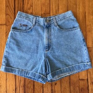 Vintage Riders High Waisted Denim Shorts